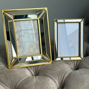 Mirrored Picture Frames - Set of 2